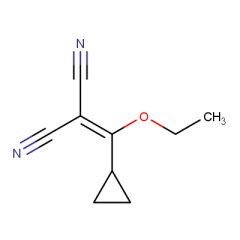 2-[cyclopropyl(ethoxy)methylidene]propanedinitrile