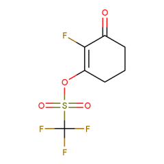 2-fluoro-3-oxocyclohex-1-en-1-yl trifluoromethanesulfonate