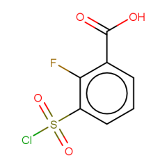 3-(chlorosulfonyl)-2-fluorobenzoic acid