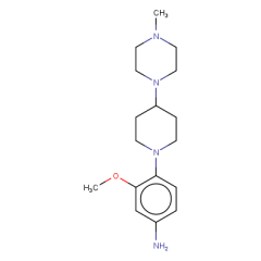 3-methoxy-4-[4-(4-methylpiperazin-1-yl)piperidin-1-yl]aniline