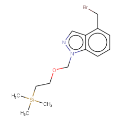 4-(bromomethyl)-1-{[2-(trimethylsilyl)ethoxy]methyl}-1H-indazole