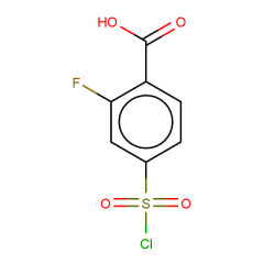 4-(chlorosulfonyl)-2-fluorobenzoic acid
