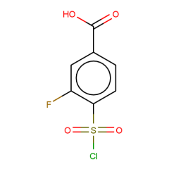 4-(chlorosulfonyl)-3-fluorobenzoic acid