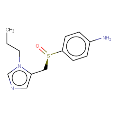 4-[(S)-(1-propyl-1H-imidazol-5-yl)methanesulfinyl]aniline