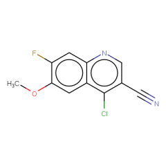 4-chloro-7-fluoro-6-methoxyquinoline-3-carbonitrile