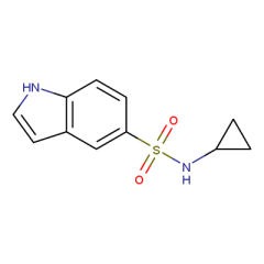 Ncyclopropyl1Hindole5sulfonamide