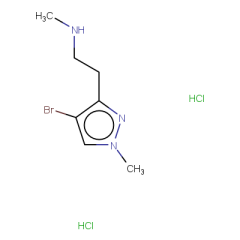[2-(4-bromo-1-methyl-1H-pyrazol-3-yl)ethyl](methyl)amine dihydrochloride