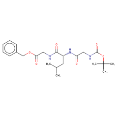 benzyl 2-[(2R)-2-(2-{[(tert-butoxy)carbonyl]amino}acetamido)-4-methylpentanamido]acetate