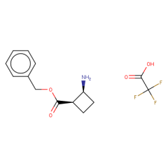 benzyl cis-2-aminocyclobutane-1-carboxylate 2,2,2-trifluoroacetate