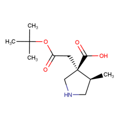 cis-3-[2-(tert-butoxy)-2-oxoethyl]-4-methylpyrrolidine-3-carboxylic acid