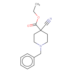 ethyl 1-benzyl-4-cyanopiperidine-4-carboxylate