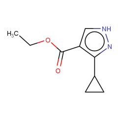 ethyl 3-cyclopropyl-1H-pyrazole-4-carboxylate