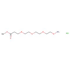 methyl 3-(2-{2-[2-(aminooxy)ethoxy]ethoxy}ethoxy)propanoate hydrochloride