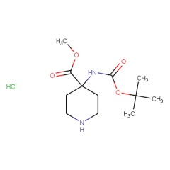 methyl 4-{[(tert-butoxy)carbonyl]amino}piperidine-4-carboxylate hydrochloride