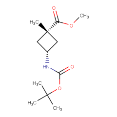methyl cis-3-{[(tert-butoxy)carbonyl]amino}-1-methylcyclobutane-1-carboxylate