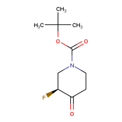 tert-butyl (3S)-3-fluoro-4-oxopiperidine-1-carboxylate