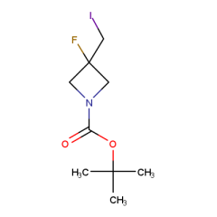 tert-butyl 3-fluoro-3-(iodomethyl)azetidine-1-carboxylate