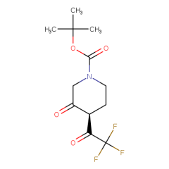 tert-butyl 3-oxo-4-(trifluoroacetyl)piperidine-1-carboxylate