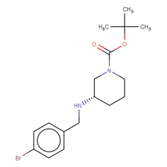 tert-butyl 3-{[(4-bromophenyl)methyl]amino}piperidine-1-carboxylate