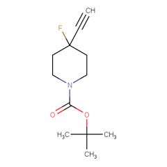 tert-butyl 4-ethynyl-4-fluoropiperidine-1-carboxylate
