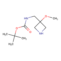 tert-butyl N-[(3-methoxyazetidin-3-yl)methyl]carbamate