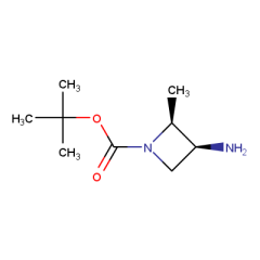tert-butyl cis-3-amino-2-methylazetidine-1-carboxylate