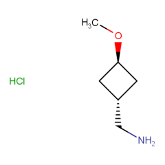 trans-3-methoxycyclobutane-1-methamine hydrochloride