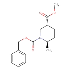 1-benzyl 3-methyl (3R,6R)-rel-6-methylpiperidine-1,3-dicarboxylate