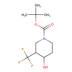 tert-butyl 4-hydroxy-3-(trifluoromethyl)piperidine-1-carboxylate