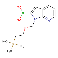 (1-{[2-(trimethylsilyl)ethoxy]methyl}-1H-pyrrolo[2,3-b]pyridin-2-yl)boronic acid