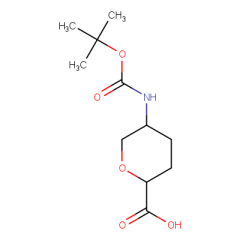 5-{[(tert-butoxy)carbonyl]amino}oxane-2-carboxylic acid