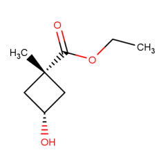 ethyl rel-(1s,3r)-3-hydroxy-1-methylcyclobutane-1-carboxylate