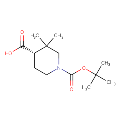 1-[(tert-butoxy)carbonyl]-3,3-dimethylpiperidine-4-carboxylic acid
