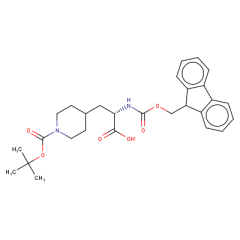 (2S)-3-{1-[(tert-butoxy)carbonyl]piperidin-4-yl}-2-({[(9H-fluoren-9-yl)methoxy]carbonyl}amino)propanoic acid