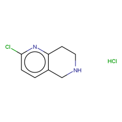 2-chloro-5,6,7,8-tetrahydro-1,6-naphthyridine hydrochloride
