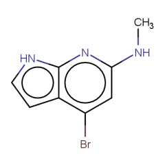 4-bromo-N-methyl-1H-pyrrolo[2,3-b]pyridin-6-amine