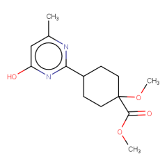 methyl 4-(4-hydroxy-6-methyl-pyrimidin-2-yl)-1-methoxy-cyclohexanecarboxylate