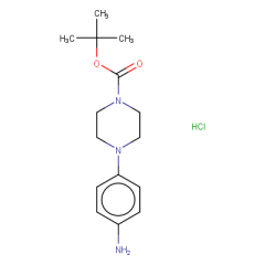 tert-butyl 4-(4-aminophenyl)piperazine-1-carboxylate hydrochloride