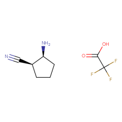 cis-2-aminocyclopentane-1-carbonitrile trifluoroacetate