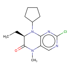 (7R)-2-chloro-8-cyclopentyl-7-ethyl-5-methyl-5,6,7,8-tetrahydropteridin-6-one