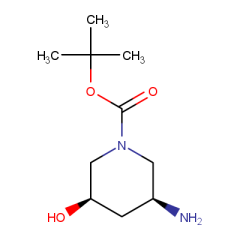 tert-butyl (3S,5R)-3-amino-5-hydroxypiperidine-1-carboxylate