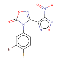 4-(3-bromo-4-fluorophenyl)-3-(4-nitro-1,2,5-oxadiazol-3-yl)-4,5-dihydro-1,2,4-oxadiazol-5-one