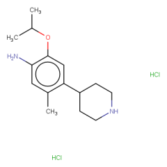 5-methyl-4-(piperidin-4-yl)-2-(propan-2-yloxy)aniline dihydrochloride