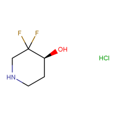 3,3-difluoropiperidin-4-ol hydrochloride