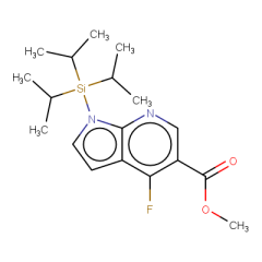 methyl 4-fluoro-1-[tris(propan-2-yl)silyl]-1H-pyrrolo[2,3-b]pyridine-5-carboxylate