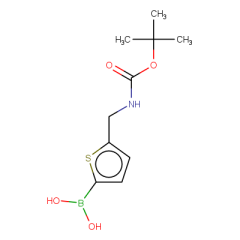 (5-(((tert-butoxycarbonyl)amino)methyl)thiophen-2-yl)boronic acid