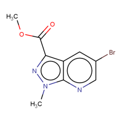 methyl 5-bromo-1-methyl-1H-pyrazolo[3,4-b]pyridine-3-carboxylate