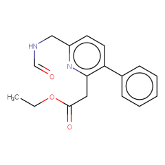 ethyl 2-[6-(formamidomethyl)-3-phenylpyridin-2-yl]acetate