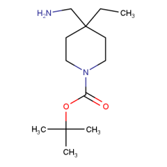 tert-butyl 4-(aminomethyl)-4-ethylpiperidine-1-carboxylate
