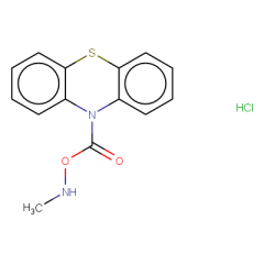 methylamino phenothiazine-10-carboxylate hydrochloride